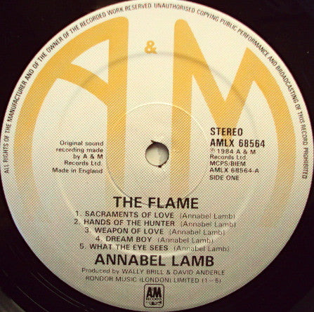 Annabel Lamb : The Flame (LP,Album)