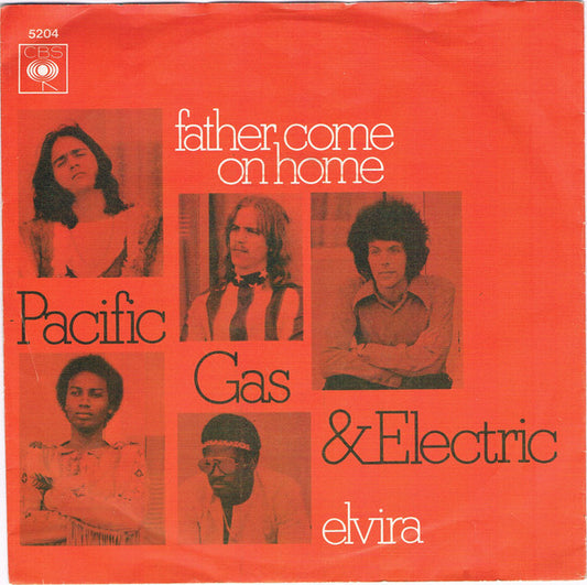 Pacific Gas & Electric : Father Come On Home / Elvira (7",45 RPM,Single)