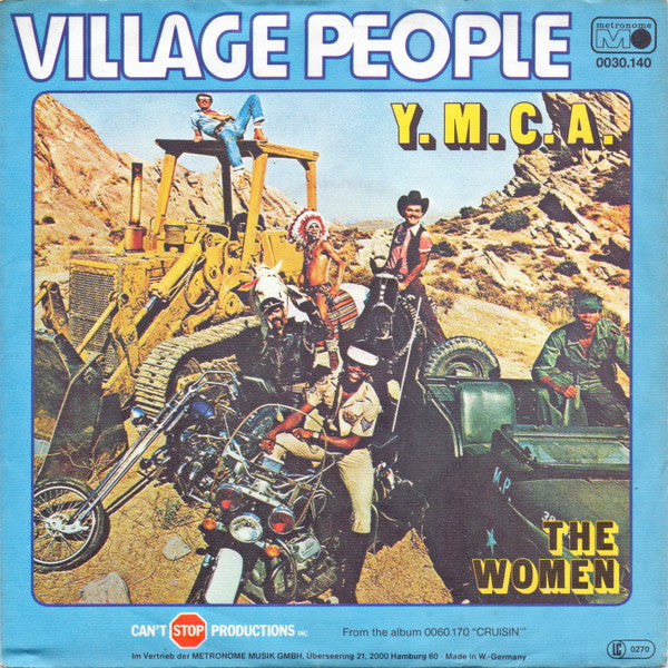 Village People : Y.M.C.A. (7",45 RPM,Single,Stereo)