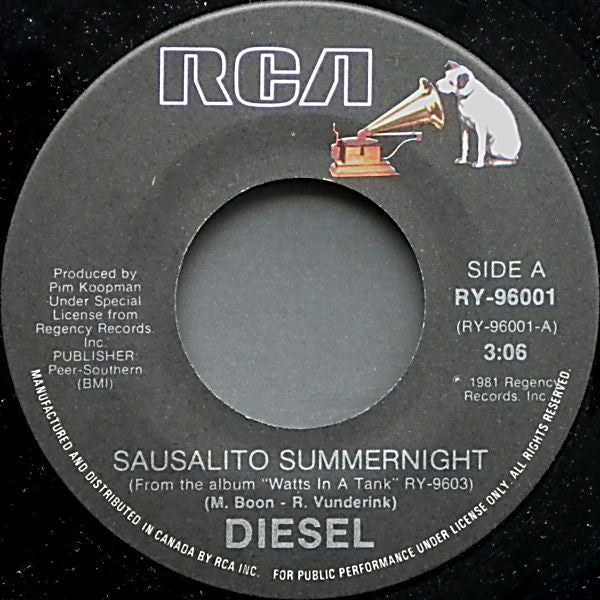 Diesel (5) : Sausalito Summernight (7",45 RPM,Single)