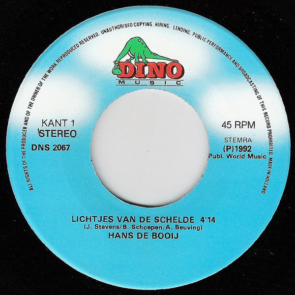 Hans De Booy : Lichtjes Van De Schelde (7",45 RPM,Single)