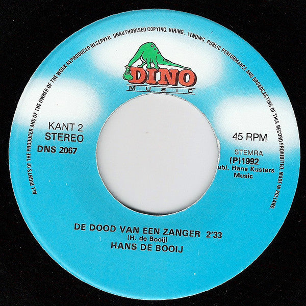 Hans De Booy : Lichtjes Van De Schelde (7",45 RPM,Single)