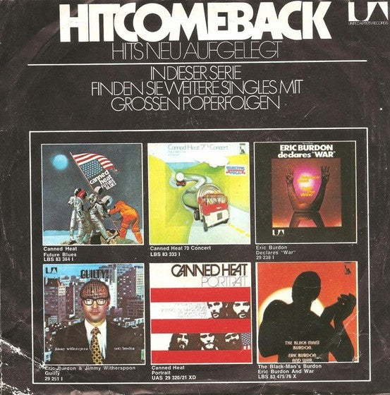 Canned Heat : On The Road Again / Let's Work Together (7",45 RPM)