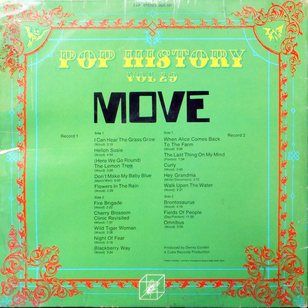 Move, The : Pop History Vol 29 (LP,Compilation)