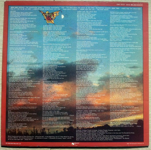 Kate Bush : The Kick Inside (LP,Album,Stereo)