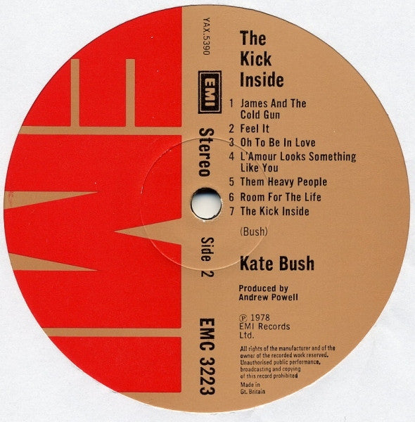 Kate Bush : The Kick Inside (LP,Album,Stereo)