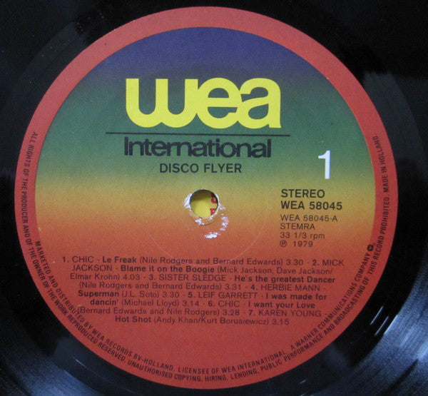 Various : Disco Flyer (LP,Compilation)