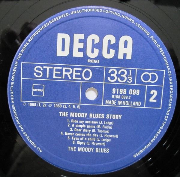 Moody Blues, The : The Moody Blues Story (LP,Compilation)