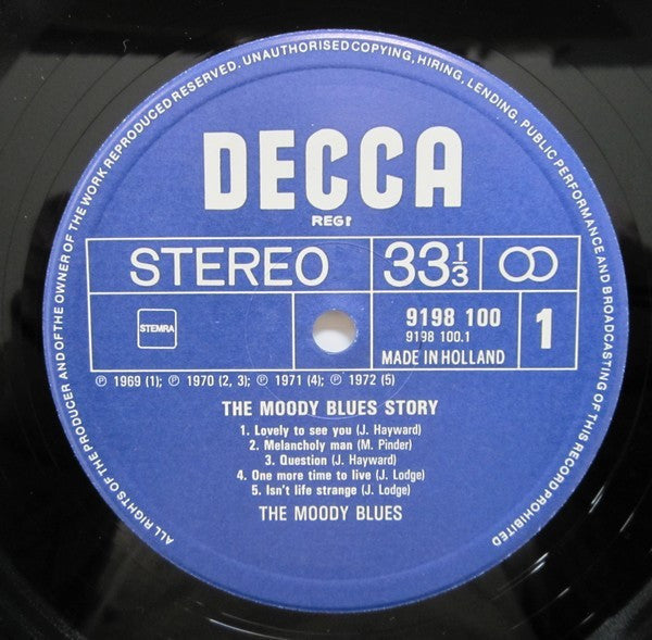 Moody Blues, The : The Moody Blues Story (LP,Compilation)