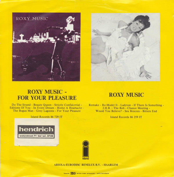 Roxy Music : Do The Strand (7",Single,45 RPM)