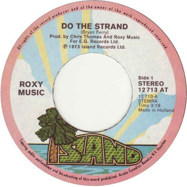 Roxy Music : Do The Strand (7",Single,45 RPM)