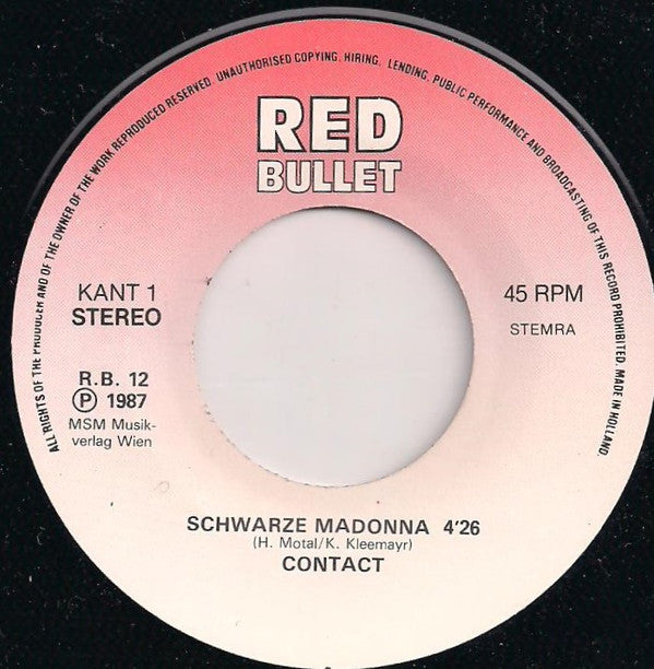 Contact (11) : Schwarze Madonna (7",45 RPM,Single,Stereo)