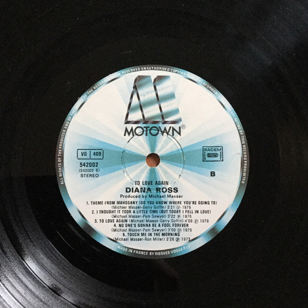 Diana Ross : To Love Again (LP,Compilation)