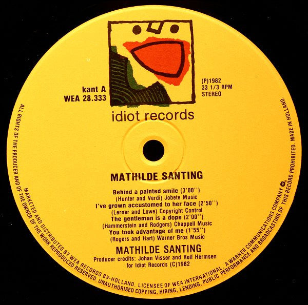 Mathilde Santing : Mathilde Santing (LP,10",Mini-Album)