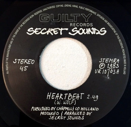 Secret Sounds (2) : Heartbeat (7",Single)