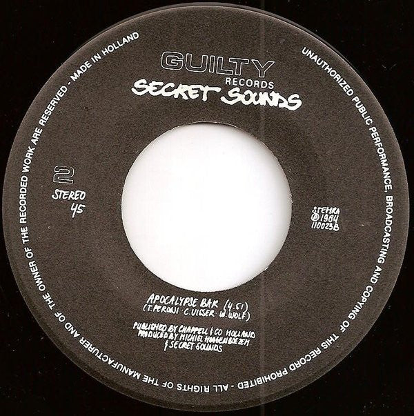 Secret Sounds (2) : State Of Sound (7",45 RPM)