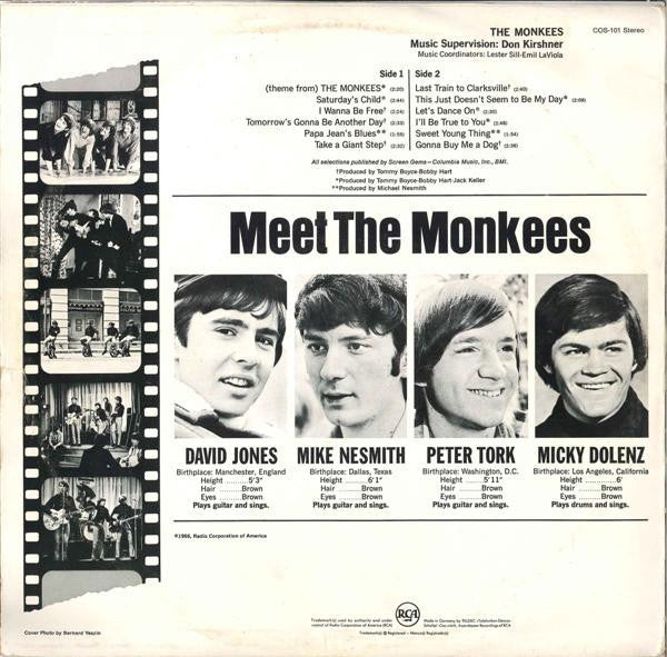 Monkees, The : The Monkees (LP,Album,Stereo)