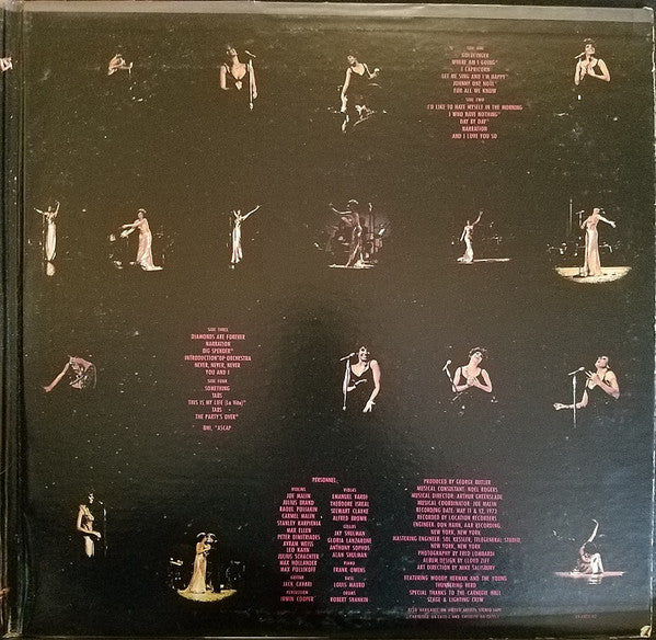 Shirley Bassey : Live At Carnegie Hall (LP,Album,Stereo)