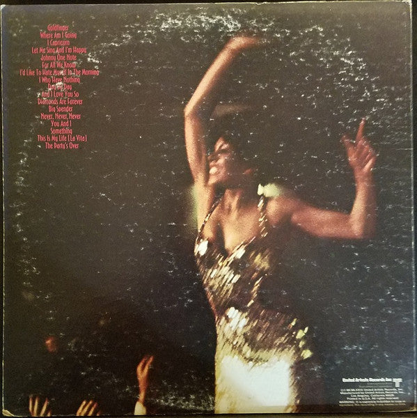 Shirley Bassey : Live At Carnegie Hall (LP,Album,Stereo)