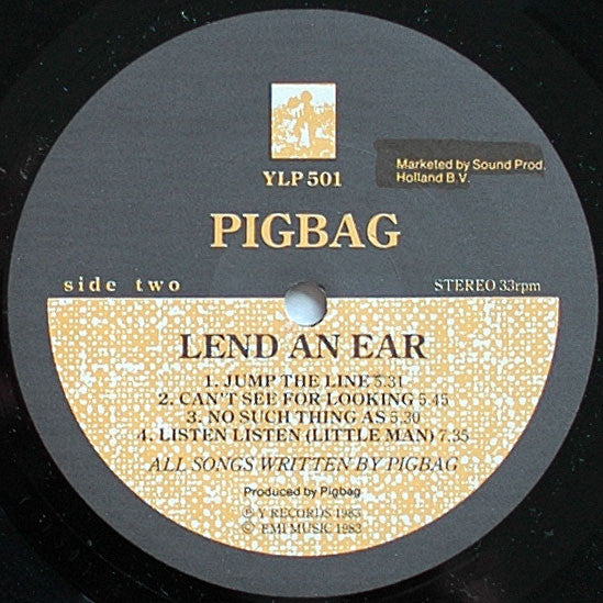Pigbag : Lend An Ear (LP,Album)
