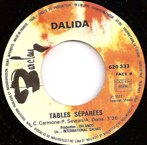 Dalida : Histoire D'Aimer (7", Single)