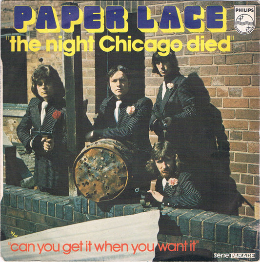 Paper Lace : The Night Chicago Died (7",45 RPM,Single)