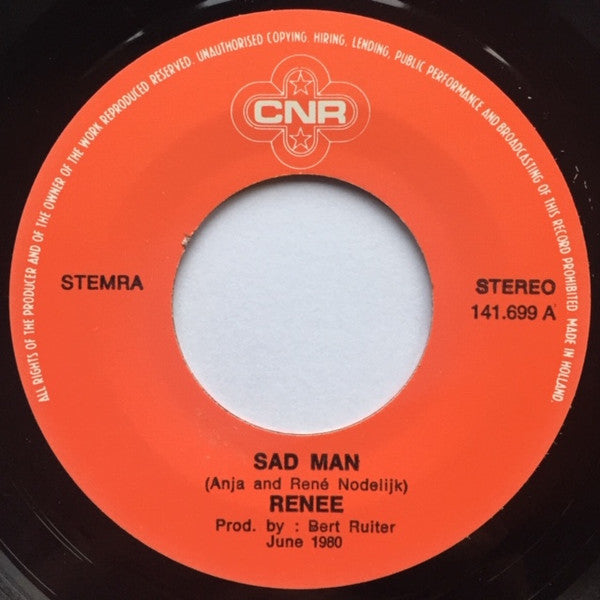 Renée : Sad Man (7",45 RPM,Single,Stereo)