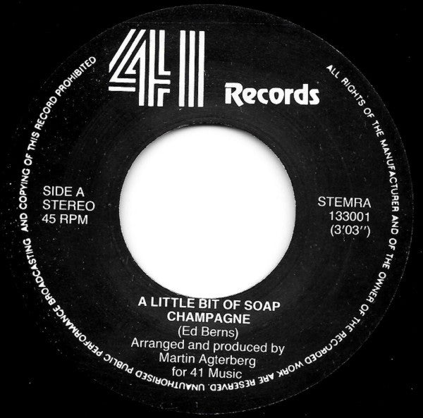 Champagne (5) : A Little Bit Of Soap (7")