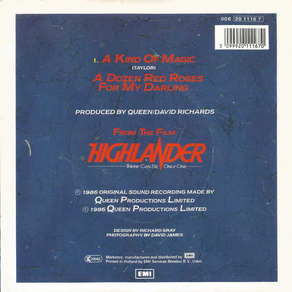 Queen : A Kind Of Magic (7",45 RPM,Single)