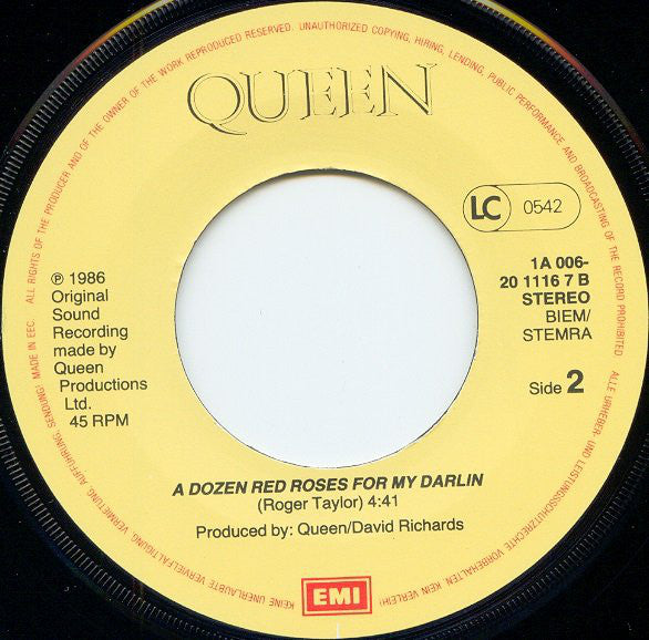 Queen : A Kind Of Magic (7",45 RPM,Single)