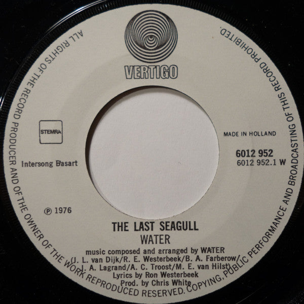 Water (4) : The Last Seagull (7")