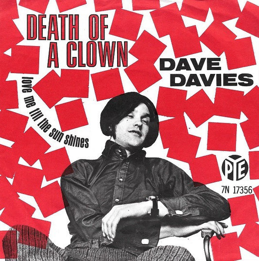 Dave Davies : Death Of A Clown (7", Single)