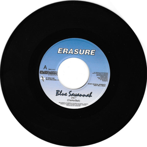 Erasure : Blue Savannah (7",45 RPM,Single)