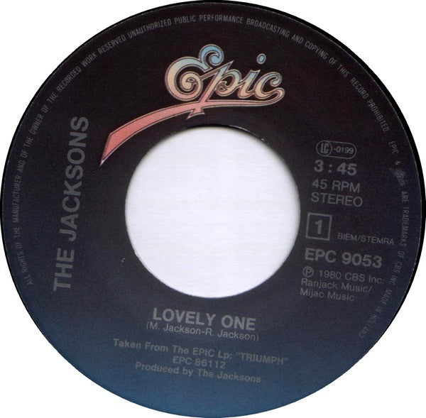 Jacksons, The : Lovely One (7",45 RPM,Single,Stereo)