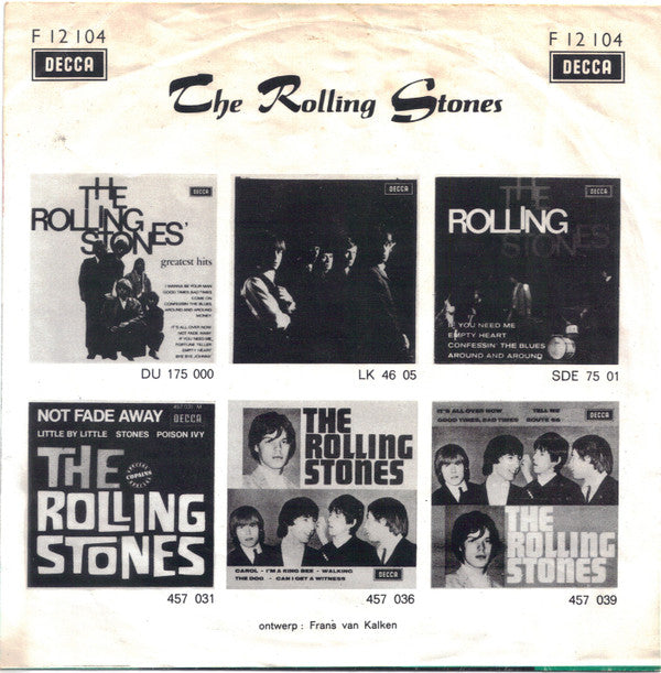 Rolling Stones, The : The Last Time / Play With Fire (7",45 RPM,Single,Mono)