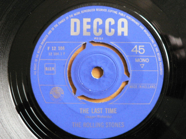 Rolling Stones, The : The Last Time / Play With Fire (7",45 RPM,Single,Mono)
