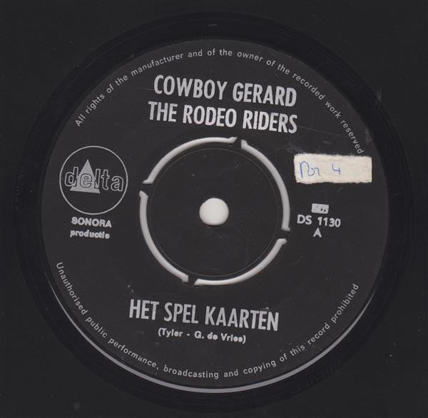 Cowboy Gerard : Het Spel Kaarten (7",45 RPM,Single)