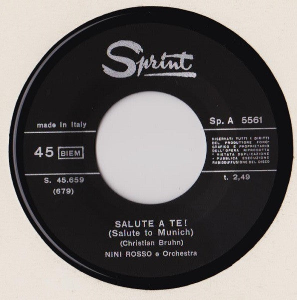 Nini Rosso : La Montanara (7",45 RPM)