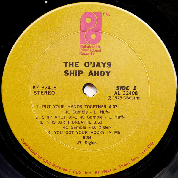 O'Jays, The : Ship Ahoy (LP,Album)
