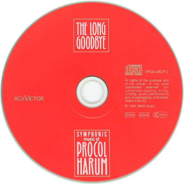 London Symphony Orchestra, The / London Philharmonic Orchestra, The / Sinfonia Of London, The / Gary Brooker / Geoff Whitehorn / Dave Bronze / Mark Brzezicki : The Long Goodbye - Symphonic Music Of Procol Harum (Album)