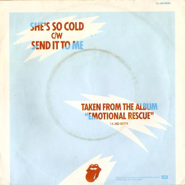 Rolling Stones, The : She's So Cold (7",45 RPM,Single)