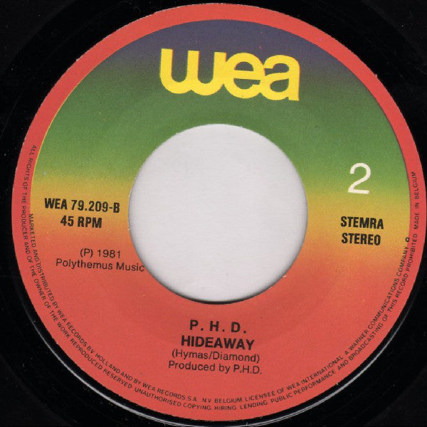 Ph.D. : I Won't Let You Down (7",Single,45 RPM)