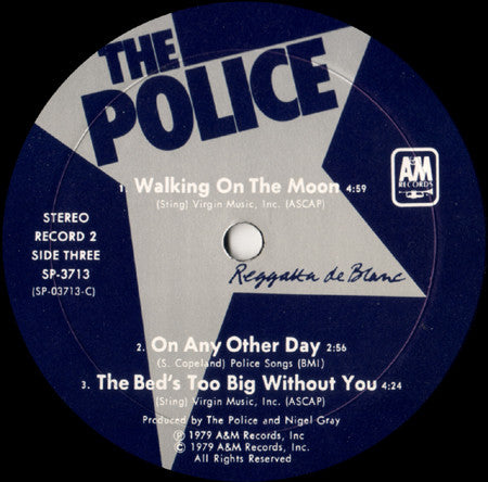 Police, The : Reggatta De Blanc (LP,10",Album)