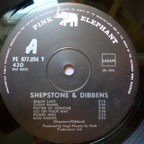Shepstone & Dibbens : Shady Lady (LP, Album)
