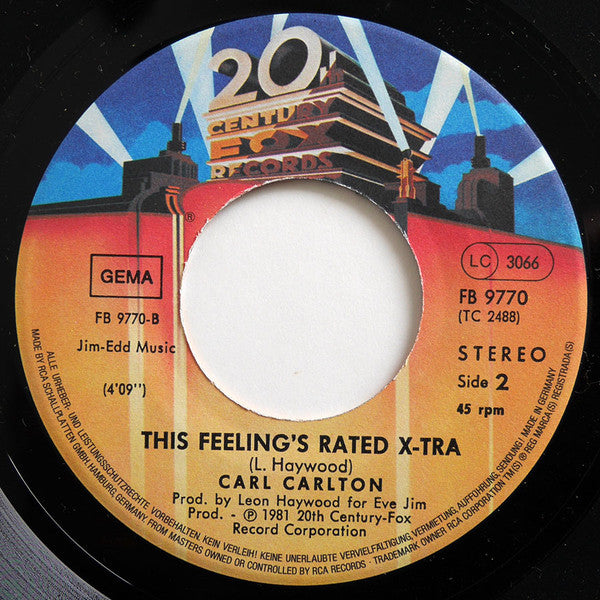 Carl Carlton : She's A Bad Mama Jama (She's Built, She's Stacked) (7",45 RPM,Single,Stereo)