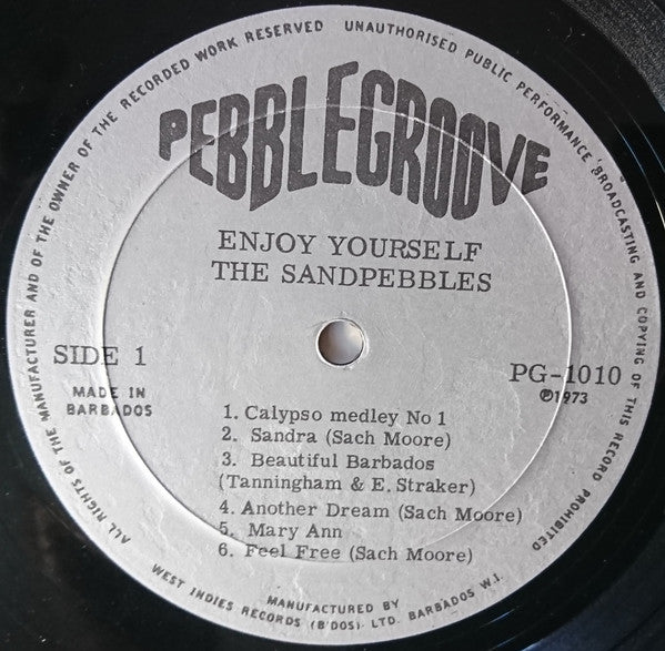 Sandpebbles Of Barbados, The : Enjoy Yourself (LP,Album)
