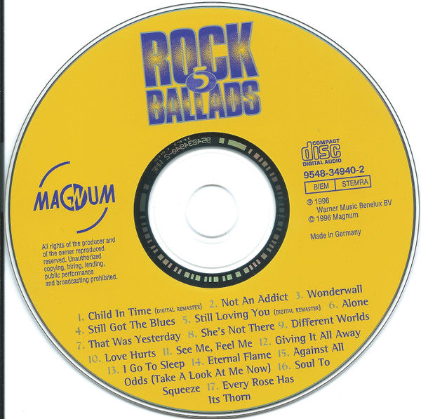 Various : Rock Ballads 5 (Compilation)