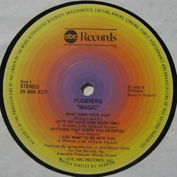 Floaters, The : Magic (LP,Album,Stereo)