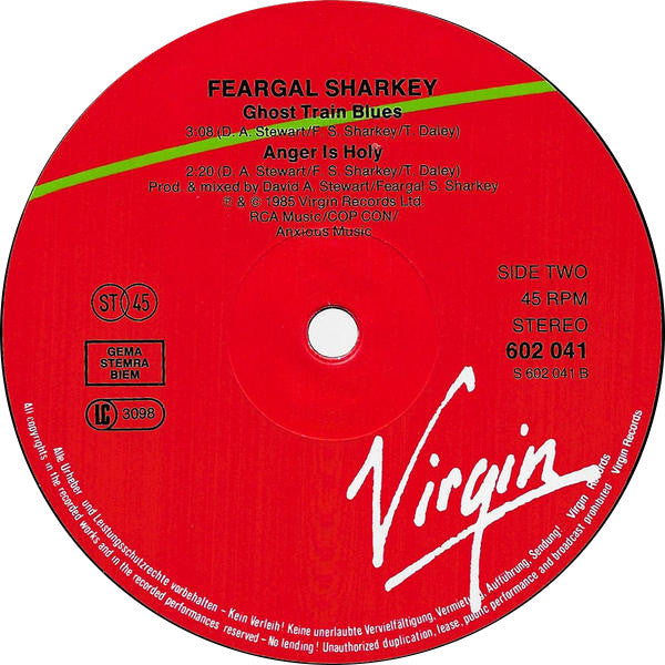 Feargal Sharkey : A Good Heart (12",45 RPM,Single)