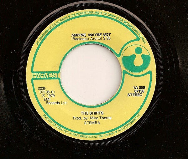 Shirts, The : Laugh And Walk Away (7",Single,45 RPM)